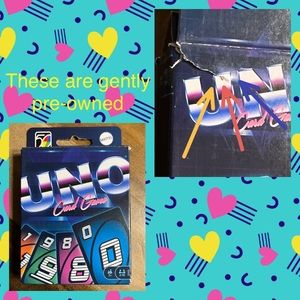 Mattel UNO 1980s 80s Retro Version Family Card Game #2 of 5 in Series